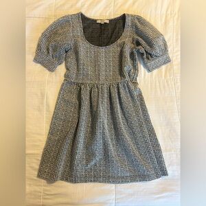 LOFT Black and White Dress Size S